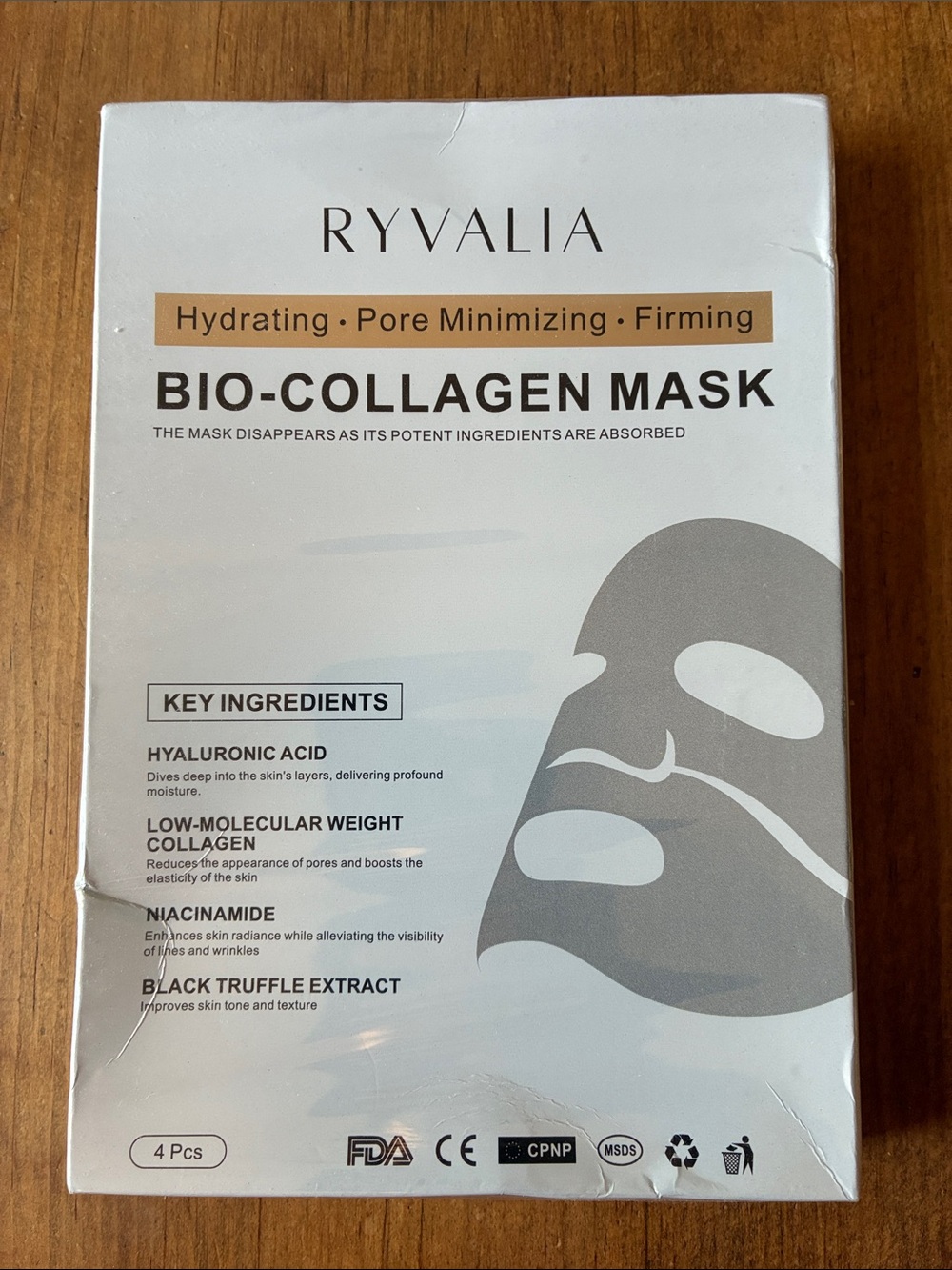 Ryvalia Bio-Collagen Mask - 4 sheets